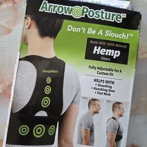 Arrow Posture Back Support with Hemp Fibers